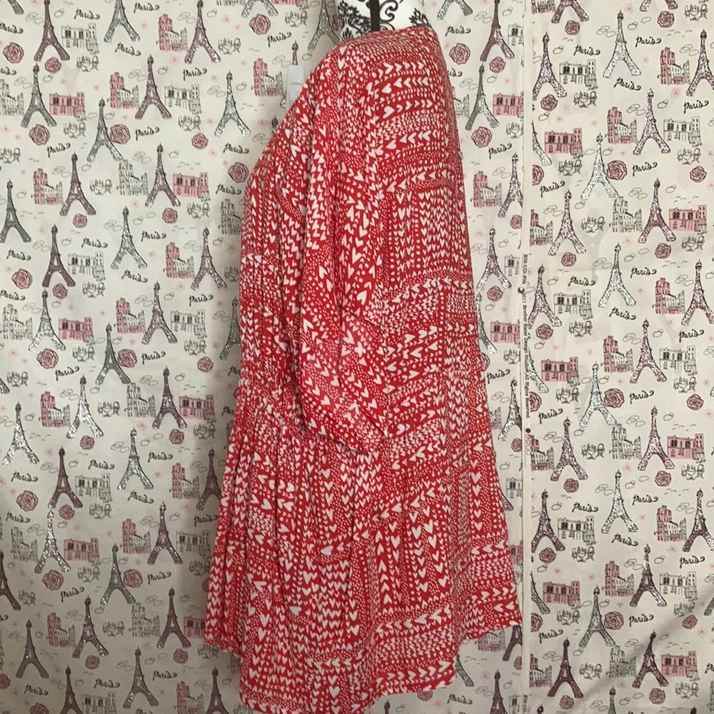 Victoria Secret Red Heart Kimono - Picture 2 of 7